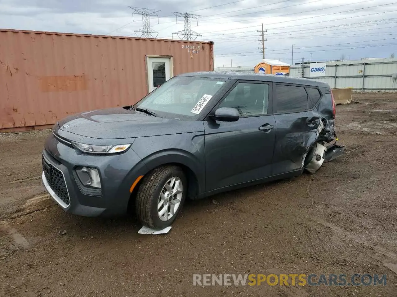 1 Photograph of a damaged car KNDJ23AUXL7067797 KIA SOUL 2020