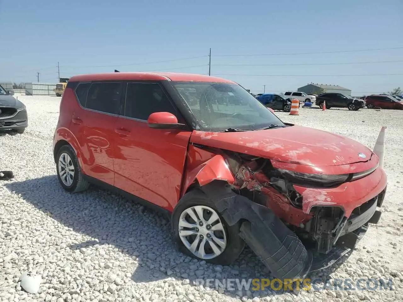 4 Photograph of a damaged car KNDJ23AUXL7085278 KIA SOUL 2020
