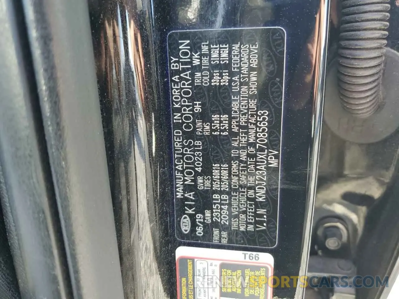 14 Photograph of a damaged car KNDJ23AUXL7085653 KIA SOUL 2020
