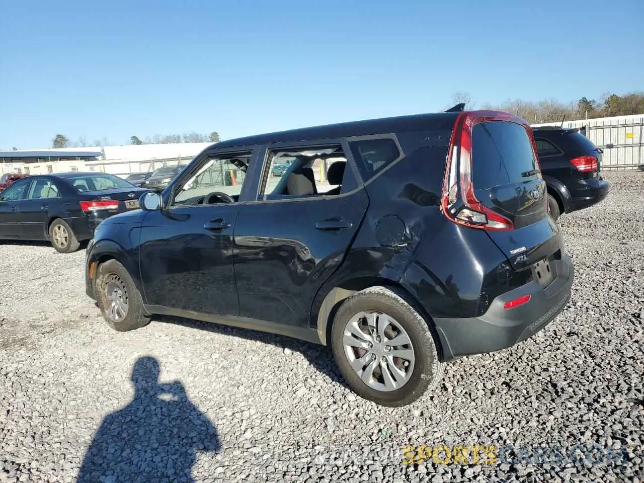 2 Photograph of a damaged car KNDJ23AUXL7085653 KIA SOUL 2020