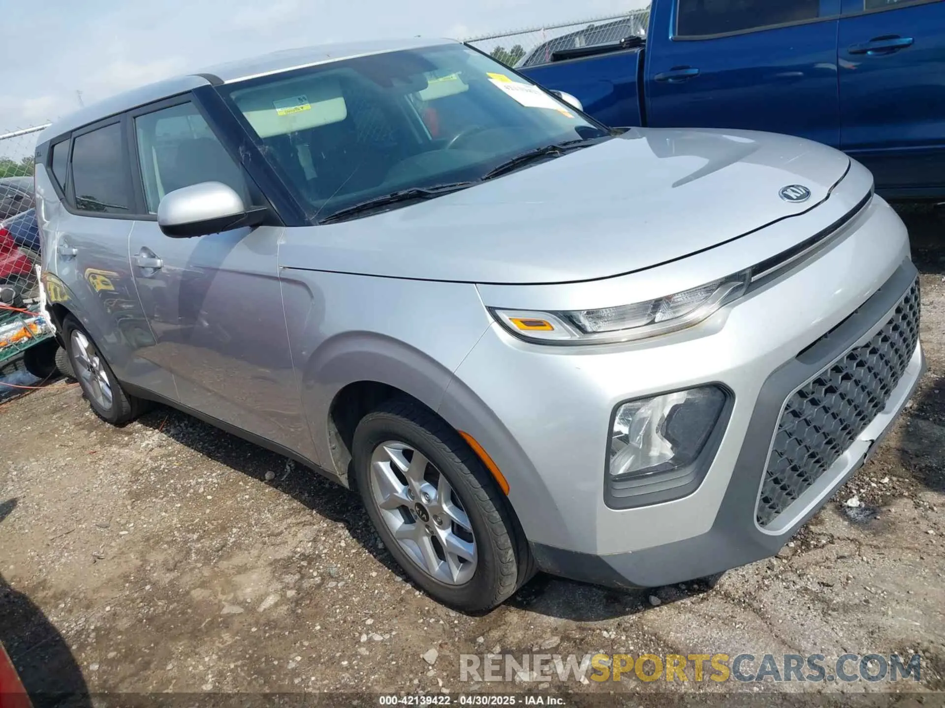 1 Photograph of a damaged car KNDJ23AUXL7735193 KIA SOUL 2020
