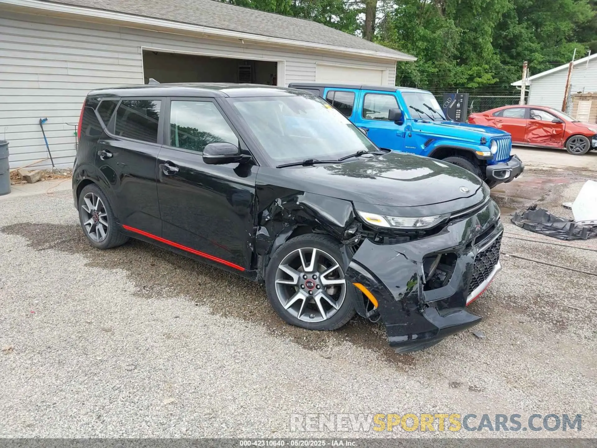 1 Photograph of a damaged car KNDJ63AU1L7049340 KIA SOUL 2020