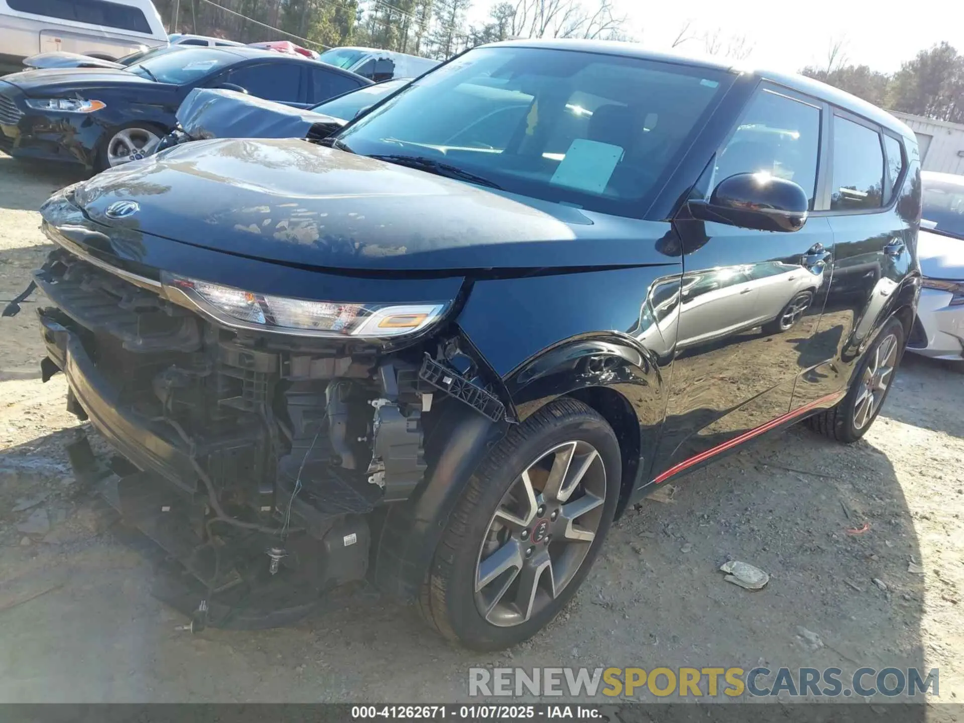 2 Photograph of a damaged car KNDJ63AU4L7006806 KIA SOUL 2020