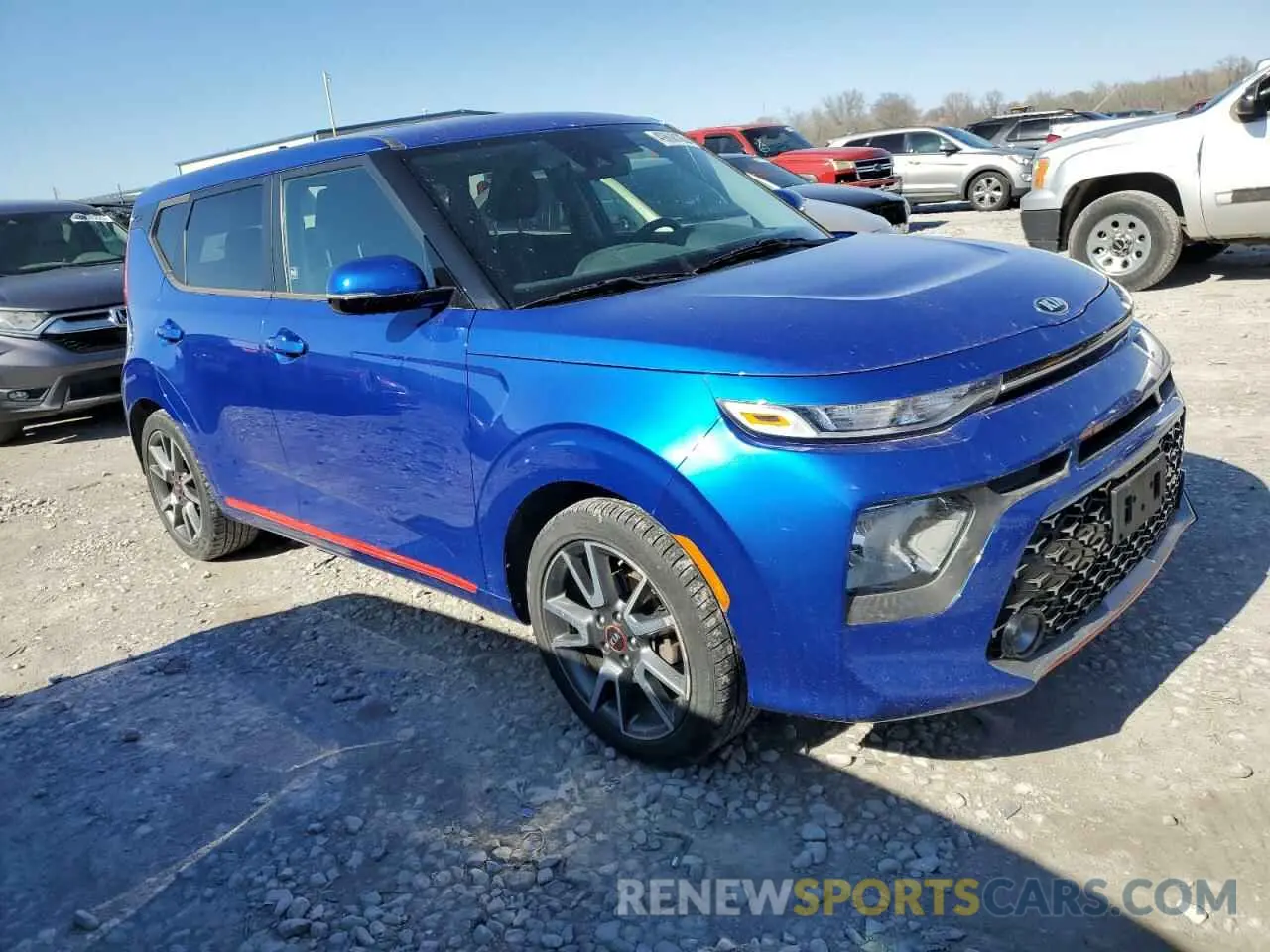4 Фотография поврежденного автомобиля KNDJ63AU6L7013515 KIA SOUL 2020