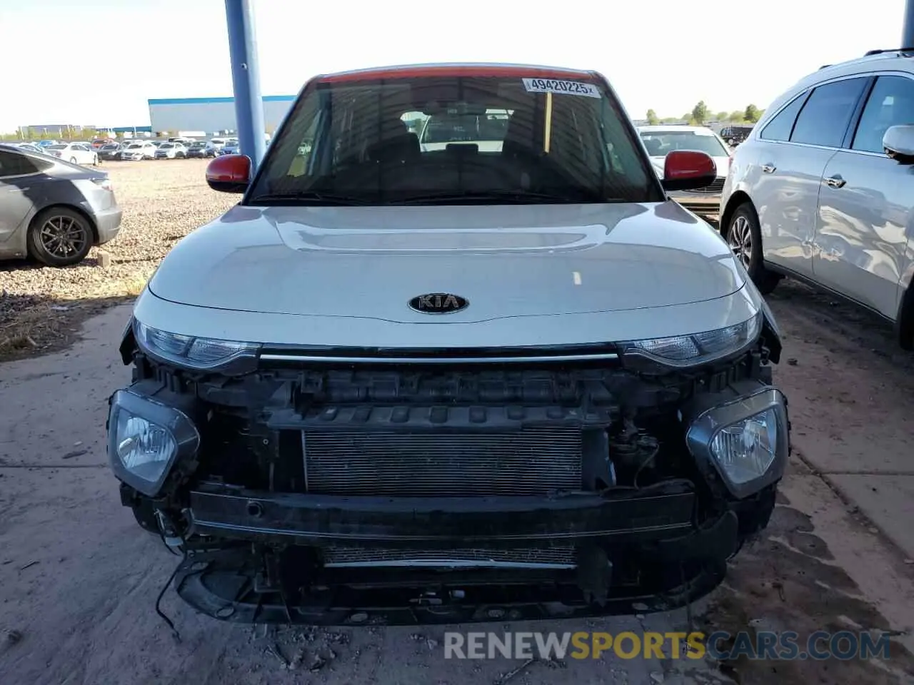5 Фотография поврежденного автомобиля KNDJ63AU7L7074145 KIA SOUL 2020