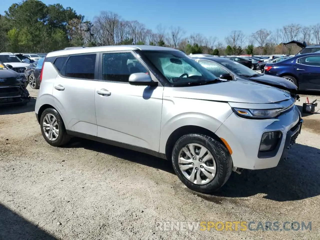 4 Фотография поврежденного автомобиля KNDJ23AU0M7760492 KIA SOUL 2021