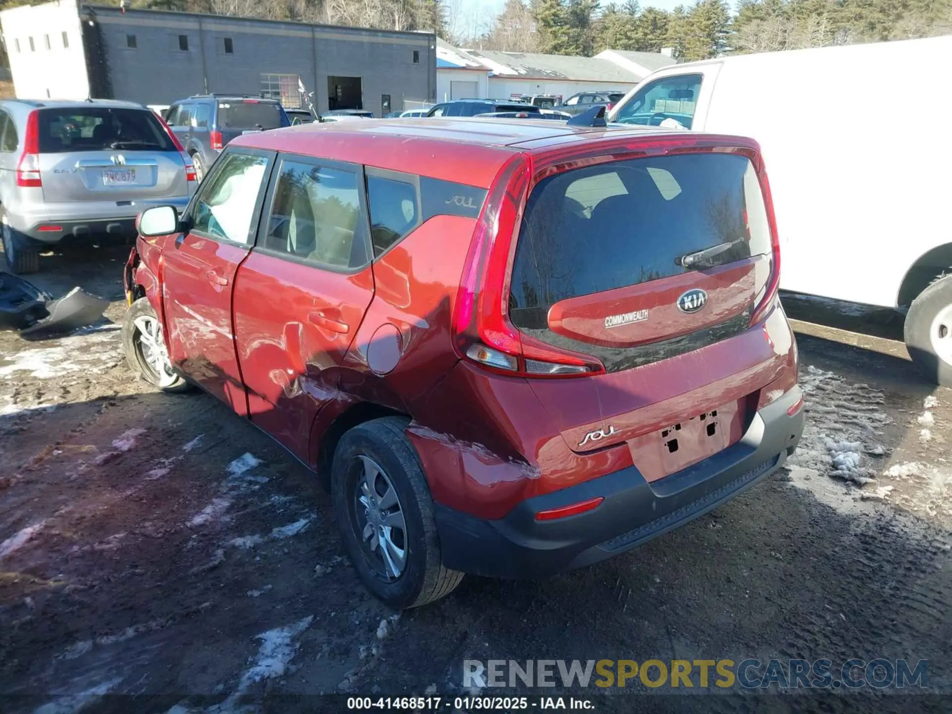 3 Photograph of a damaged car KNDJ23AU1M7763076 KIA SOUL 2021
