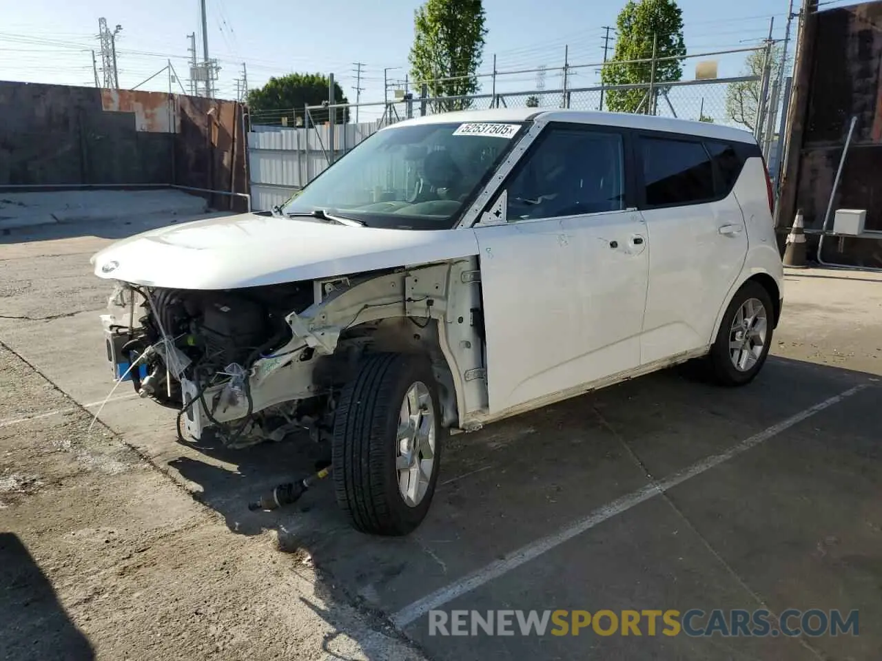 1 Photograph of a damaged car KNDJ23AU2M7746660 KIA SOUL 2021