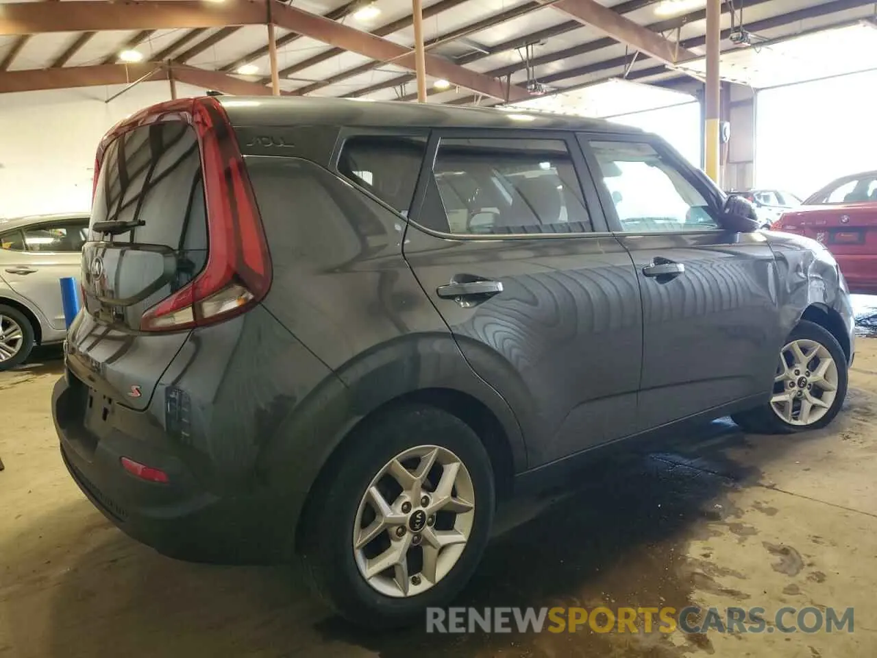 3 Фотография поврежденного автомобиля KNDJ23AU2M7762499 KIA SOUL 2021
