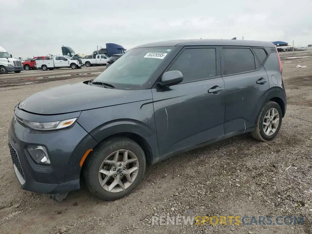 1 Photograph of a damaged car KNDJ23AU2M7766939 KIA SOUL 2021