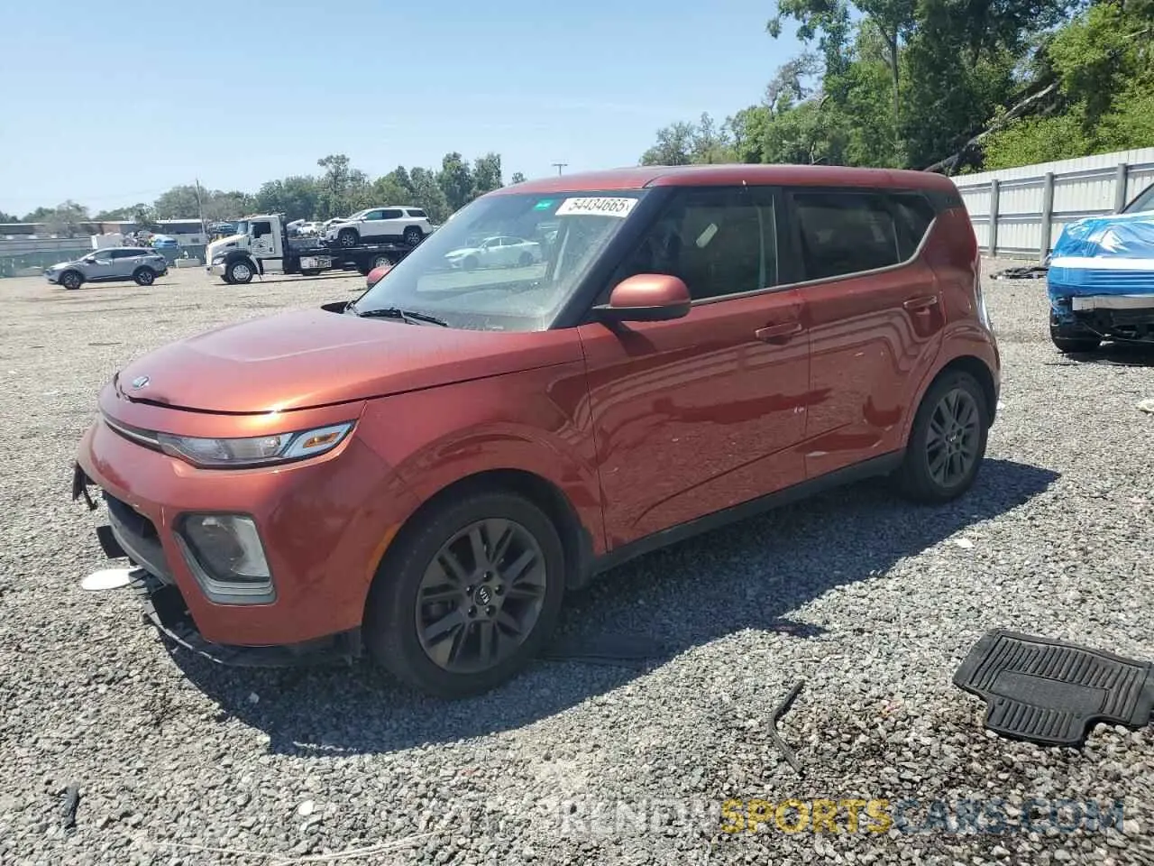 1 Photograph of a damaged car KNDJ23AU2M7795213 KIA SOUL 2021