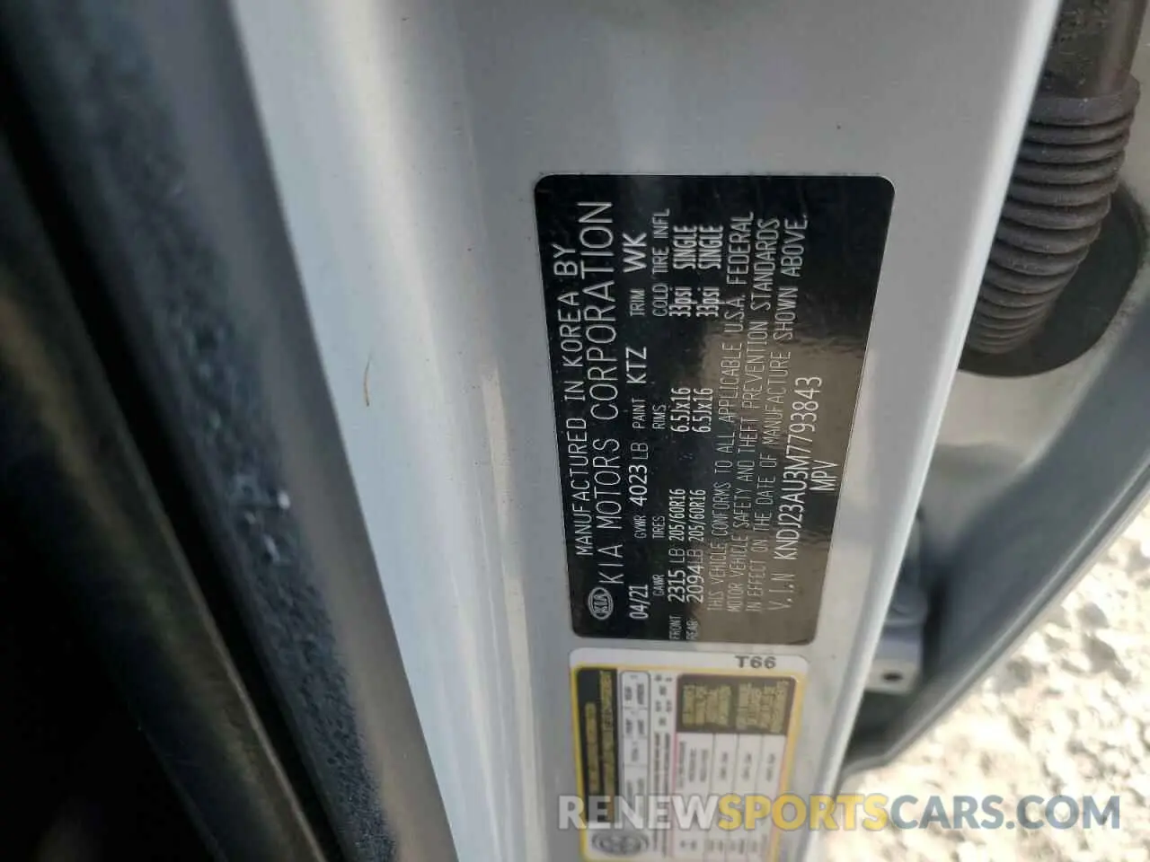 13 Photograph of a damaged car KNDJ23AU3M7793843 KIA SOUL 2021
