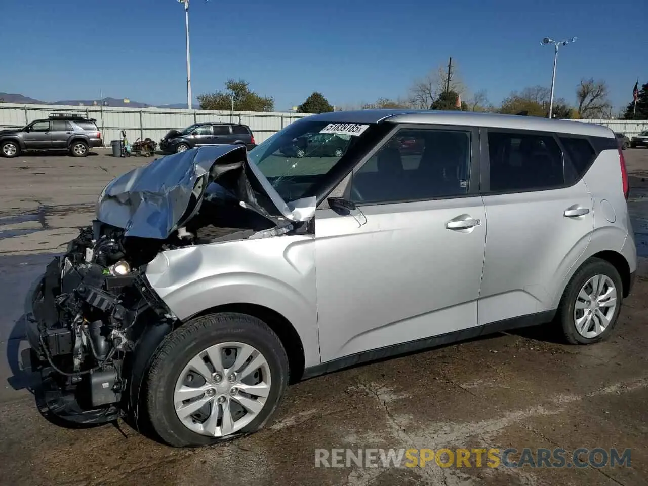 1 Photograph of a damaged car KNDJ23AU4M7762519 KIA SOUL 2021