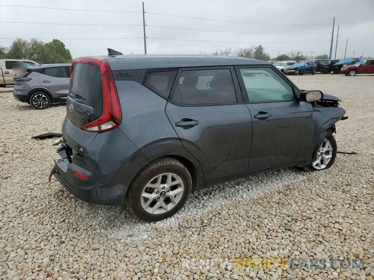 3 Photograph of a damaged car KNDJ23AU4M7772919 KIA SOUL 2021