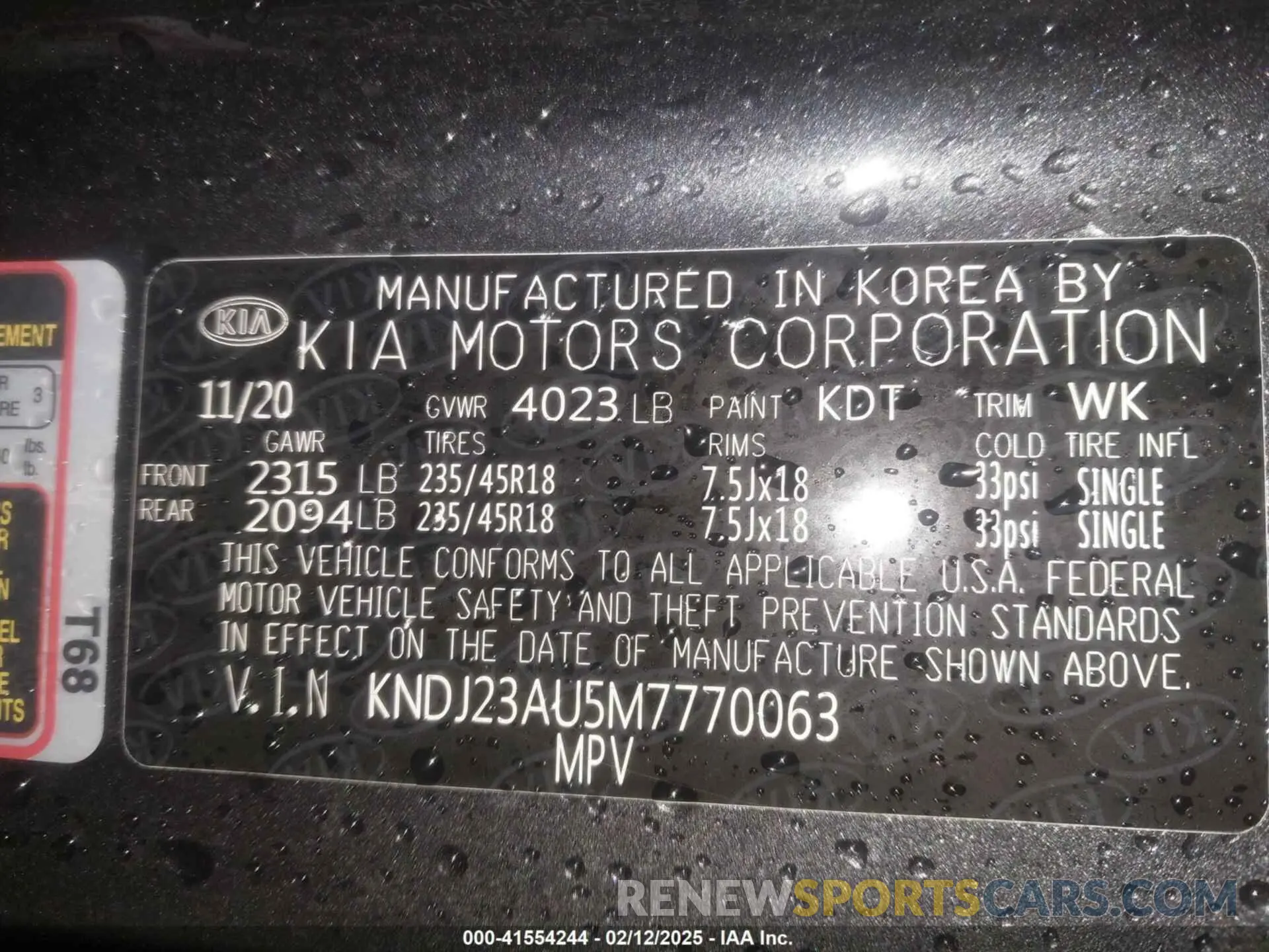 9 Фотография поврежденного автомобиля KNDJ23AU5M7770063 KIA SOUL 2021
