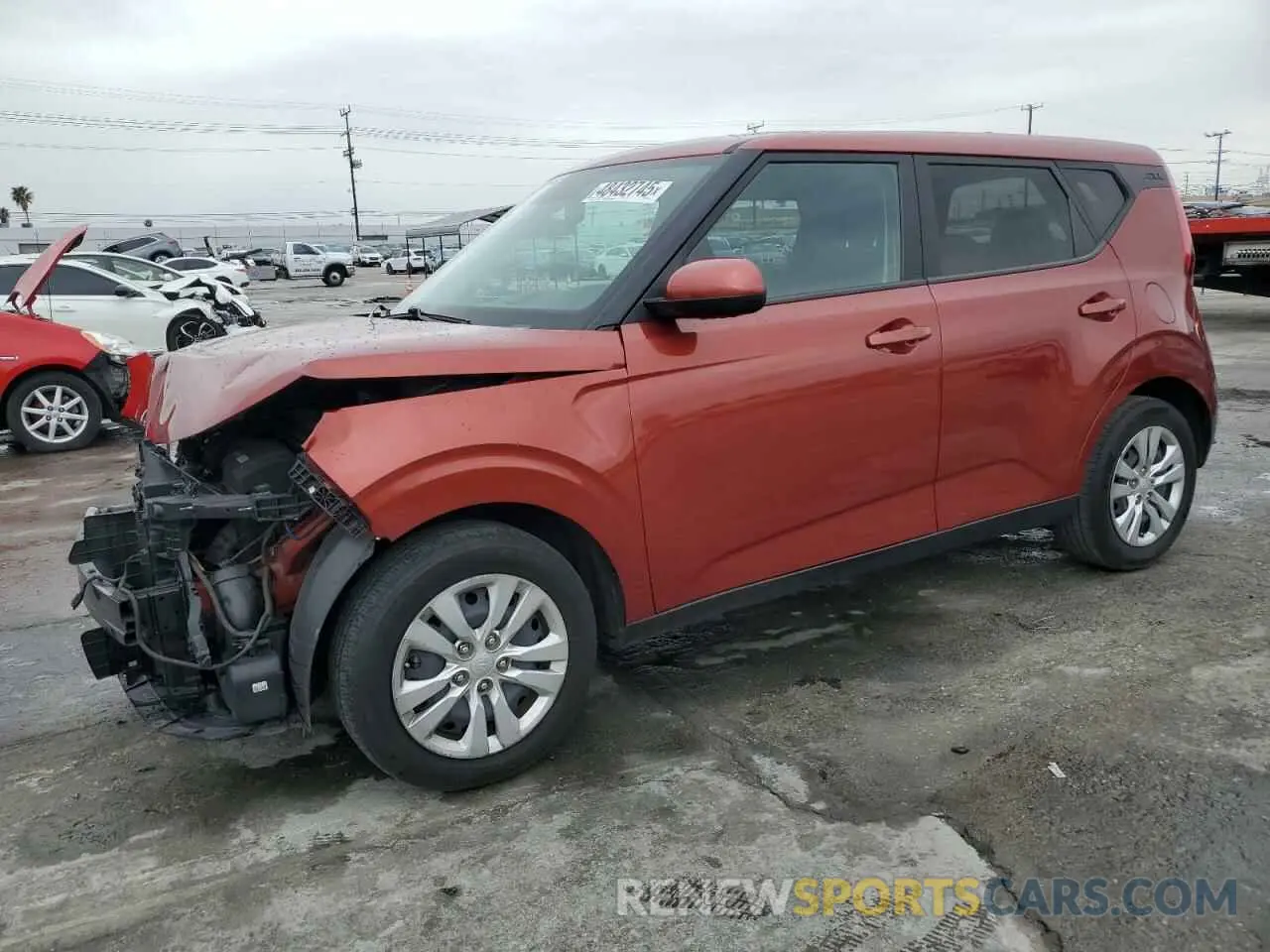 1 Photograph of a damaged car KNDJ23AU5M7790359 KIA SOUL 2021