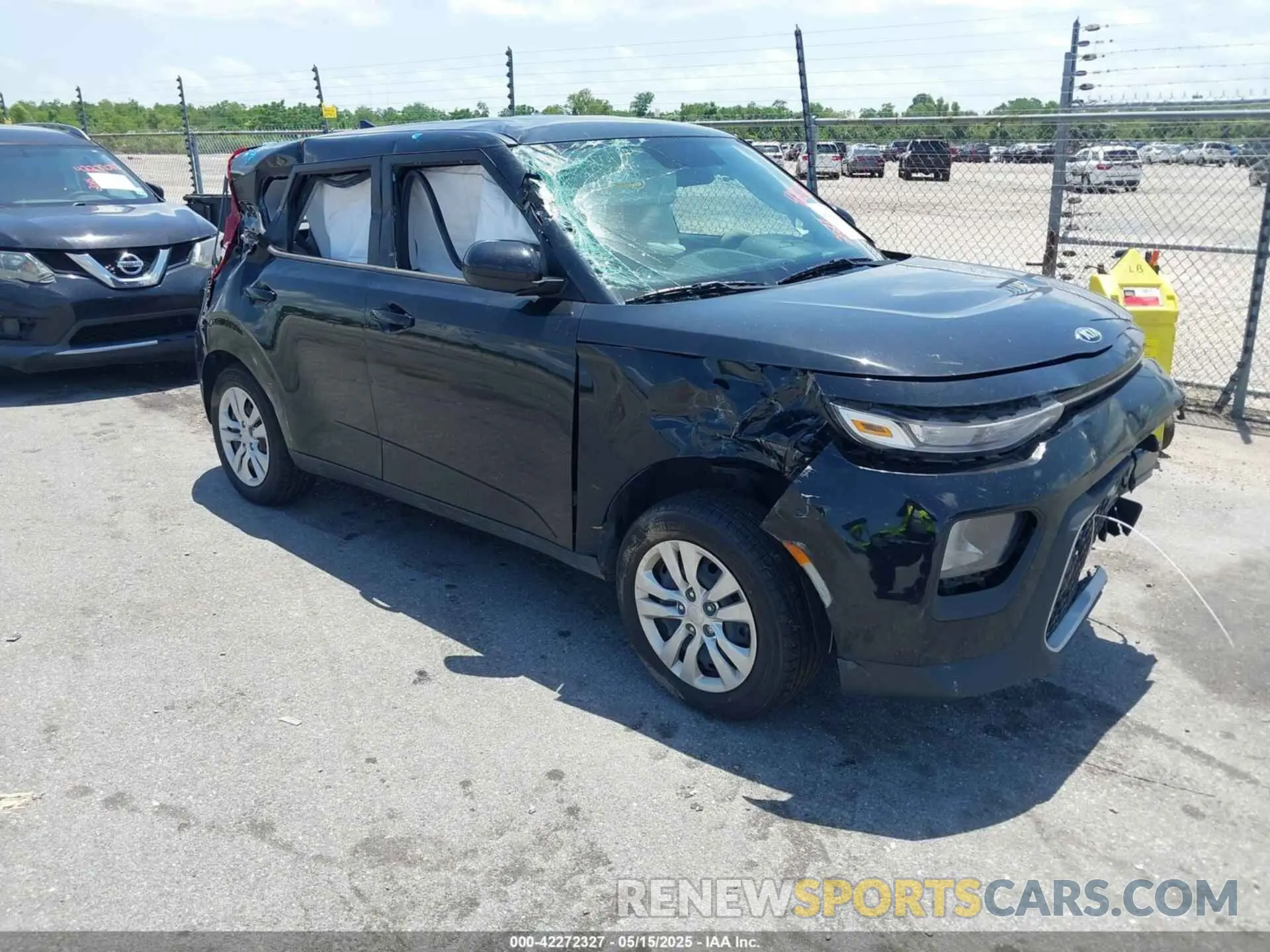 1 Photograph of a damaged car KNDJ23AU6M7740568 KIA SOUL 2021