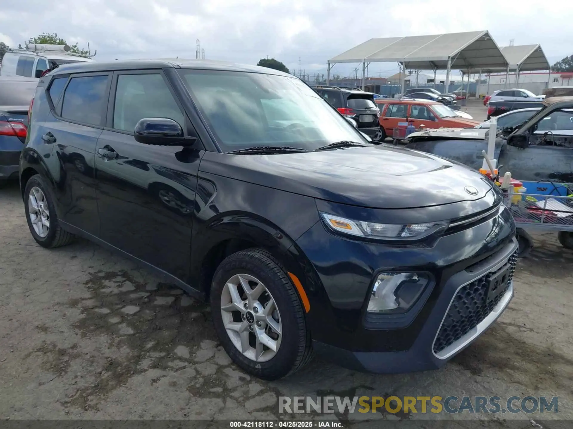 1 Photograph of a damaged car KNDJ23AU7M7126130 KIA SOUL 2021