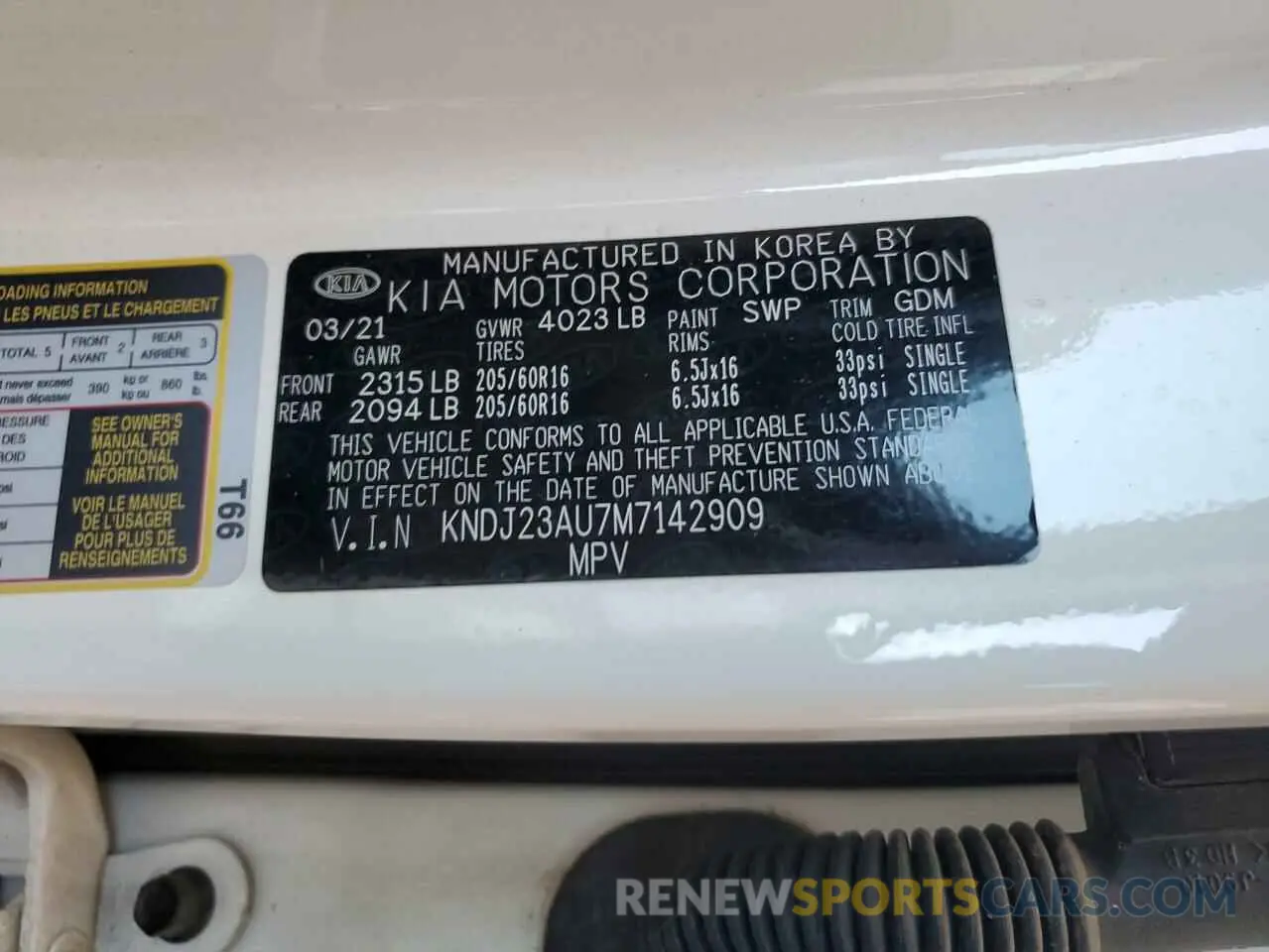 13 Фотография поврежденного автомобиля KNDJ23AU7M7142909 KIA SOUL 2021