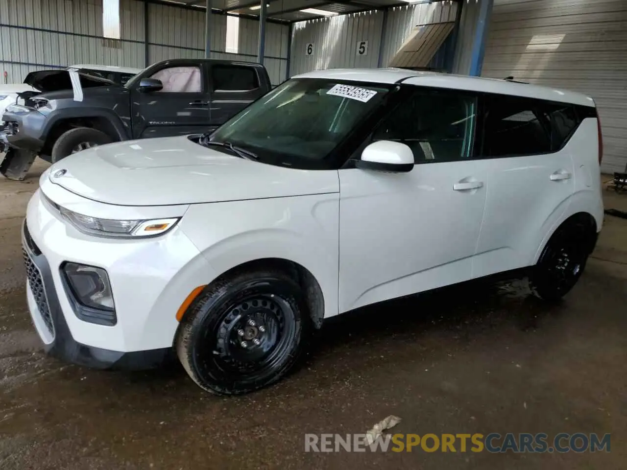 1 Photograph of a damaged car KNDJ23AU7M7147253 KIA SOUL 2021