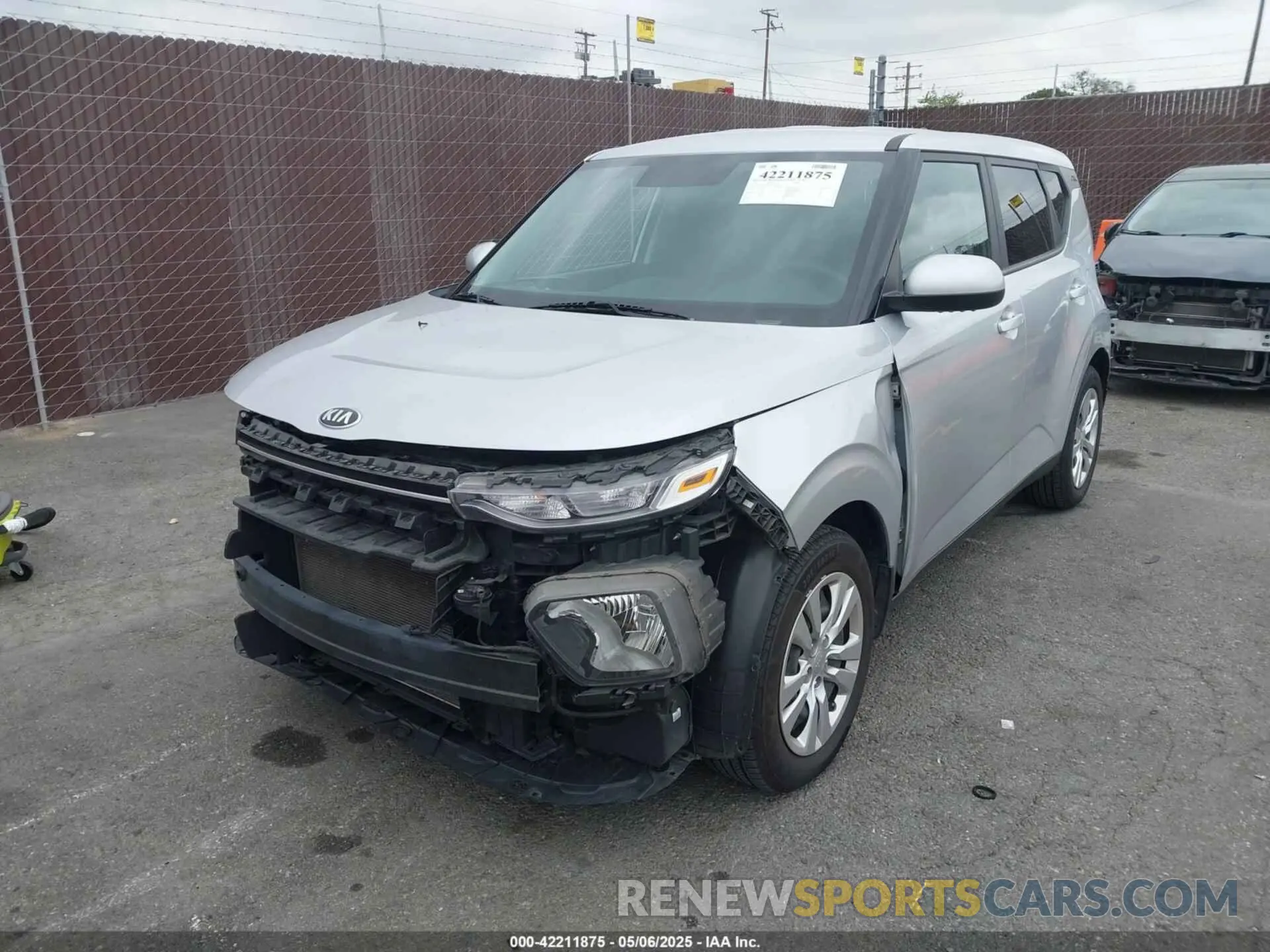 2 Photograph of a damaged car KNDJ23AU8M7784278 KIA SOUL 2021