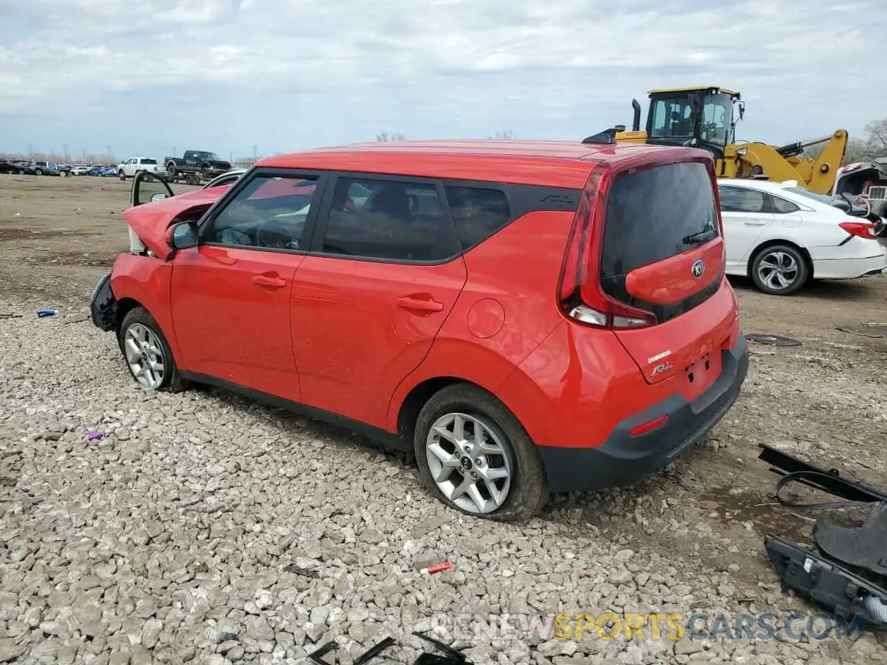 2 Photograph of a damaged car KNDJ23AU9M7142054 KIA SOUL 2021