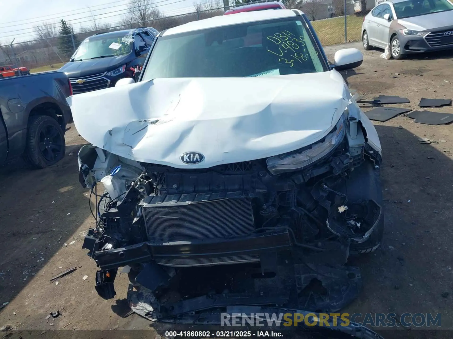 13 Photograph of a damaged car KNDJ23AUXM7124839 KIA SOUL 2021