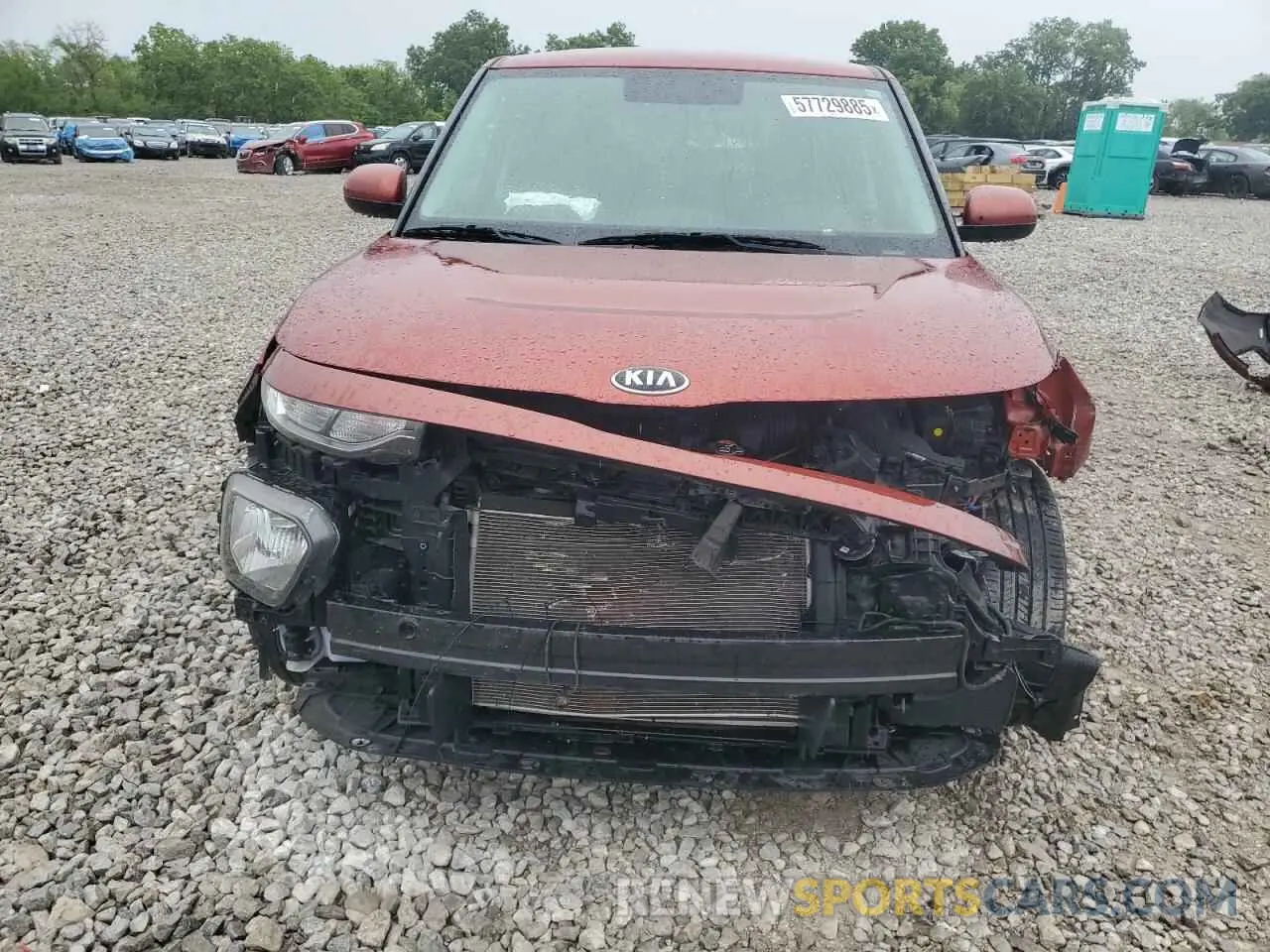 5 Photograph of a damaged car KNDJ23AUXM7782869 KIA SOUL 2021