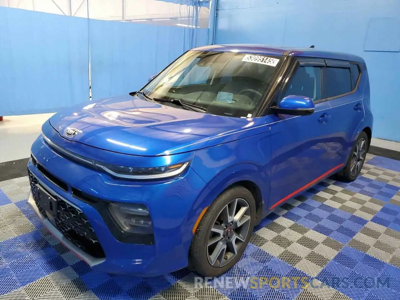 1 Photograph of a damaged car KNDJ53AF0M7741062 KIA SOUL 2021