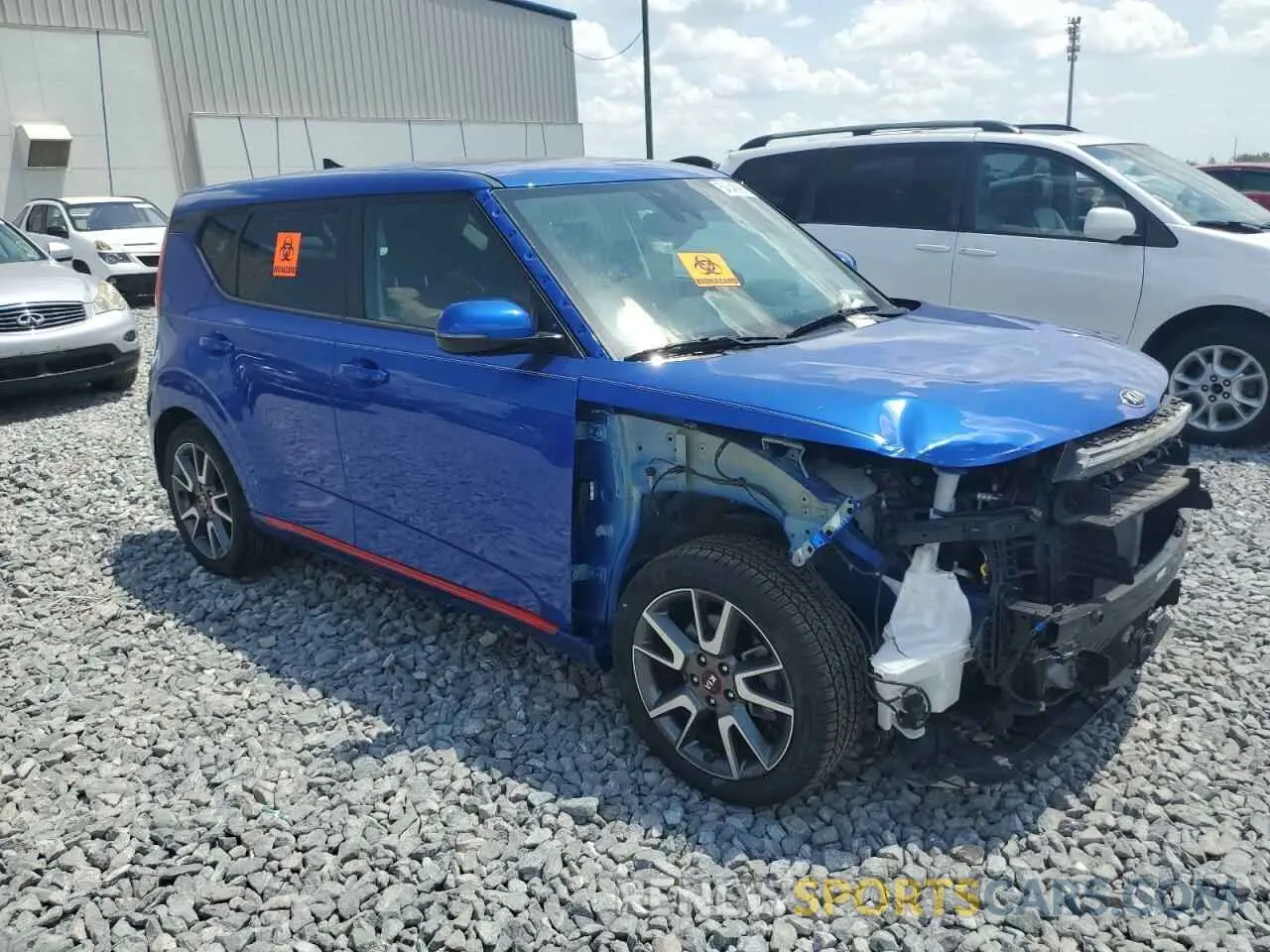 4 Фотография поврежденного автомобиля KNDJ53AF4M7738682 KIA SOUL 2021