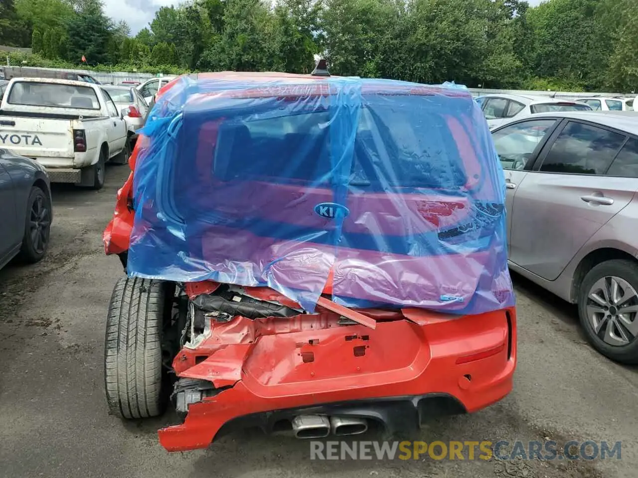 6 Photograph of a damaged car KNDJ53AFXM7757656 KIA SOUL 2021