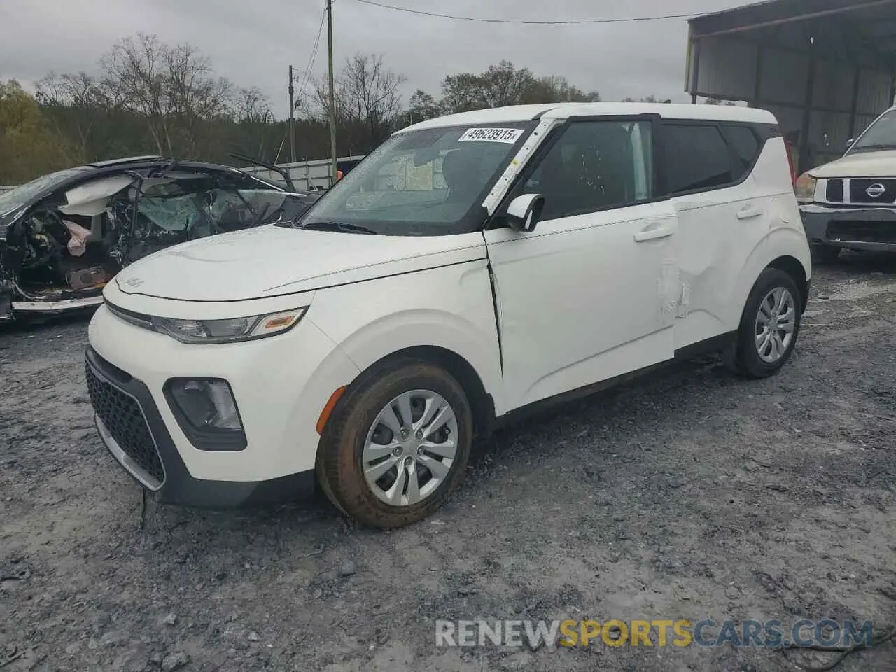 1 Photograph of a damaged car KNDJ23AU1N7173588 KIA SOUL 2022