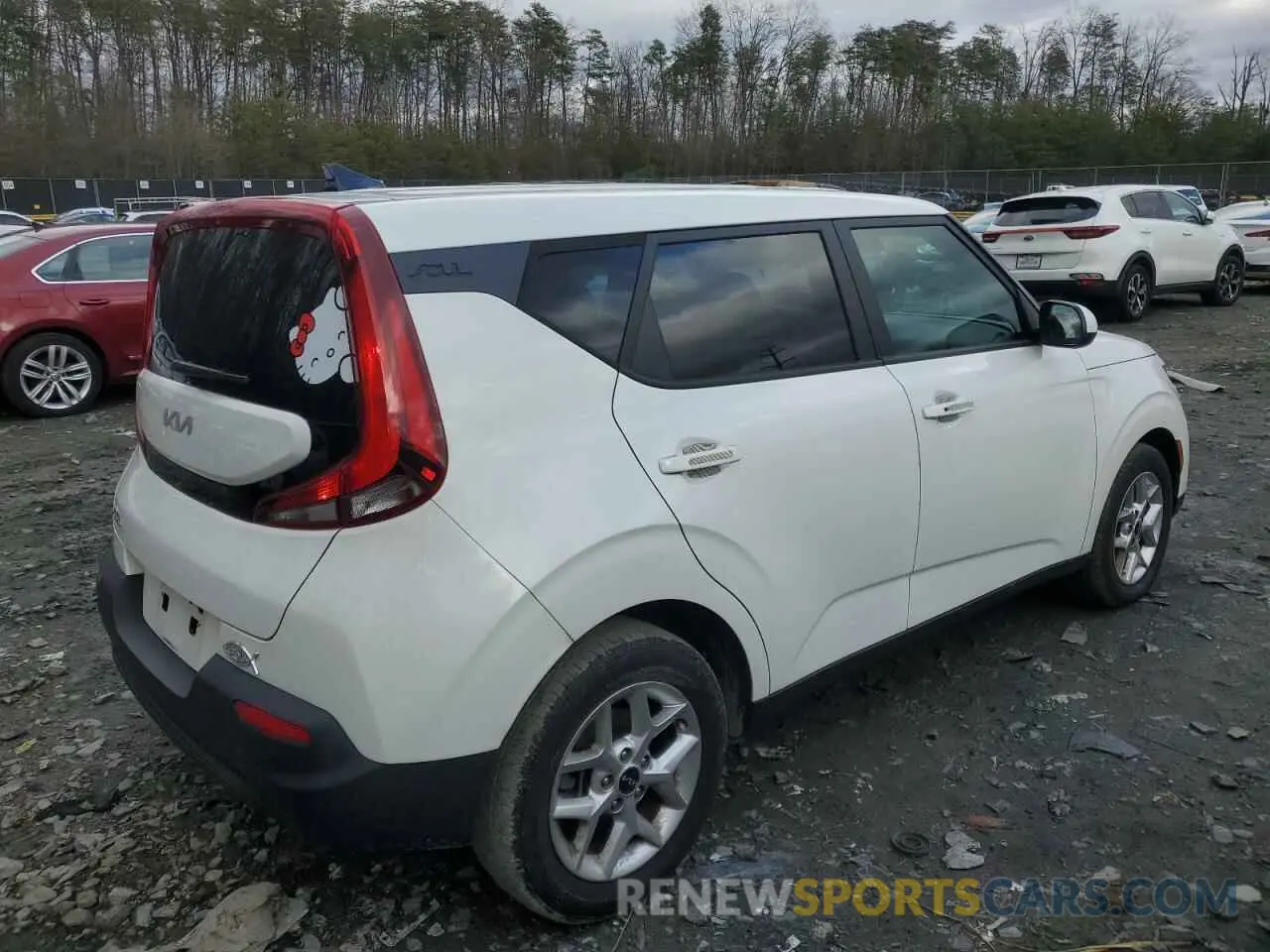 3 Photograph of a damaged car KNDJ23AU1N7180153 KIA SOUL 2022