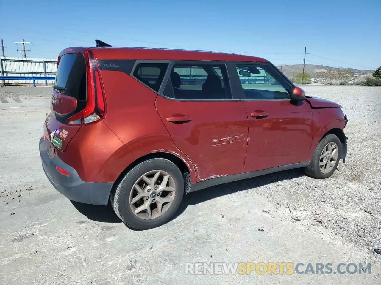 3 Фотография поврежденного автомобиля KNDJ23AU1N7837727 KIA SOUL 2022
