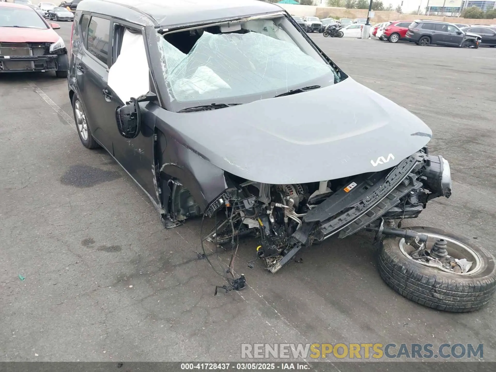 1 Photograph of a damaged car KNDJ23AU2N7837803 KIA SOUL 2022