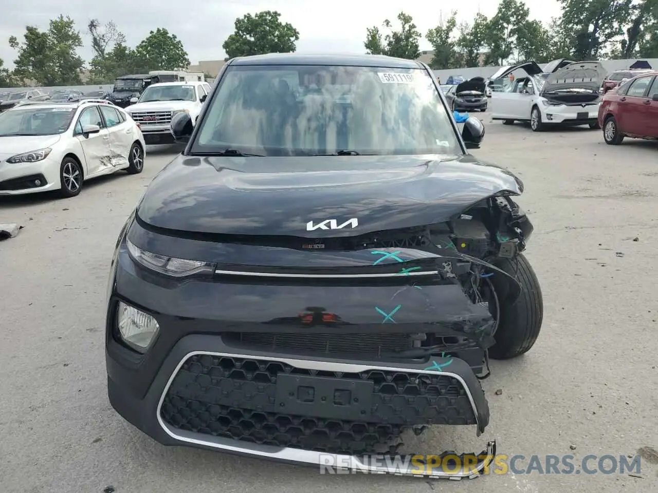 5 Photograph of a damaged car KNDJ23AU3N7161829 KIA SOUL 2022