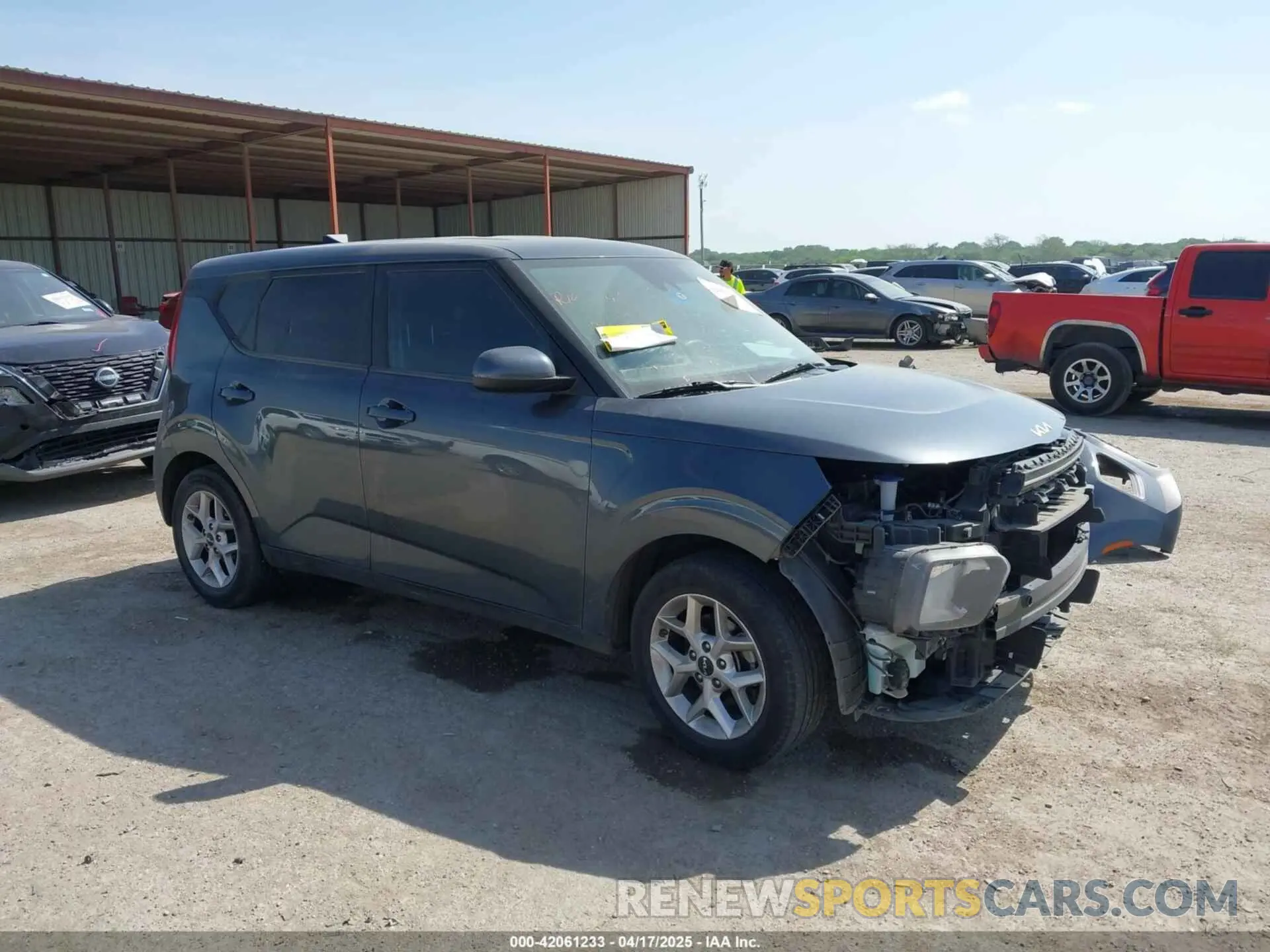 1 Photograph of a damaged car KNDJ23AU4N7808125 KIA SOUL 2022