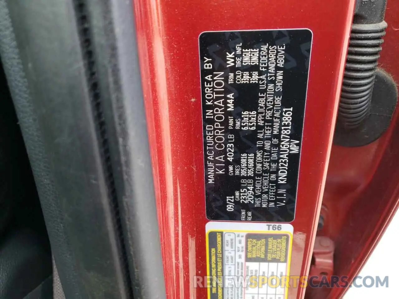 12 Фотография поврежденного автомобиля KNDJ23AU6N7813861 KIA SOUL 2022