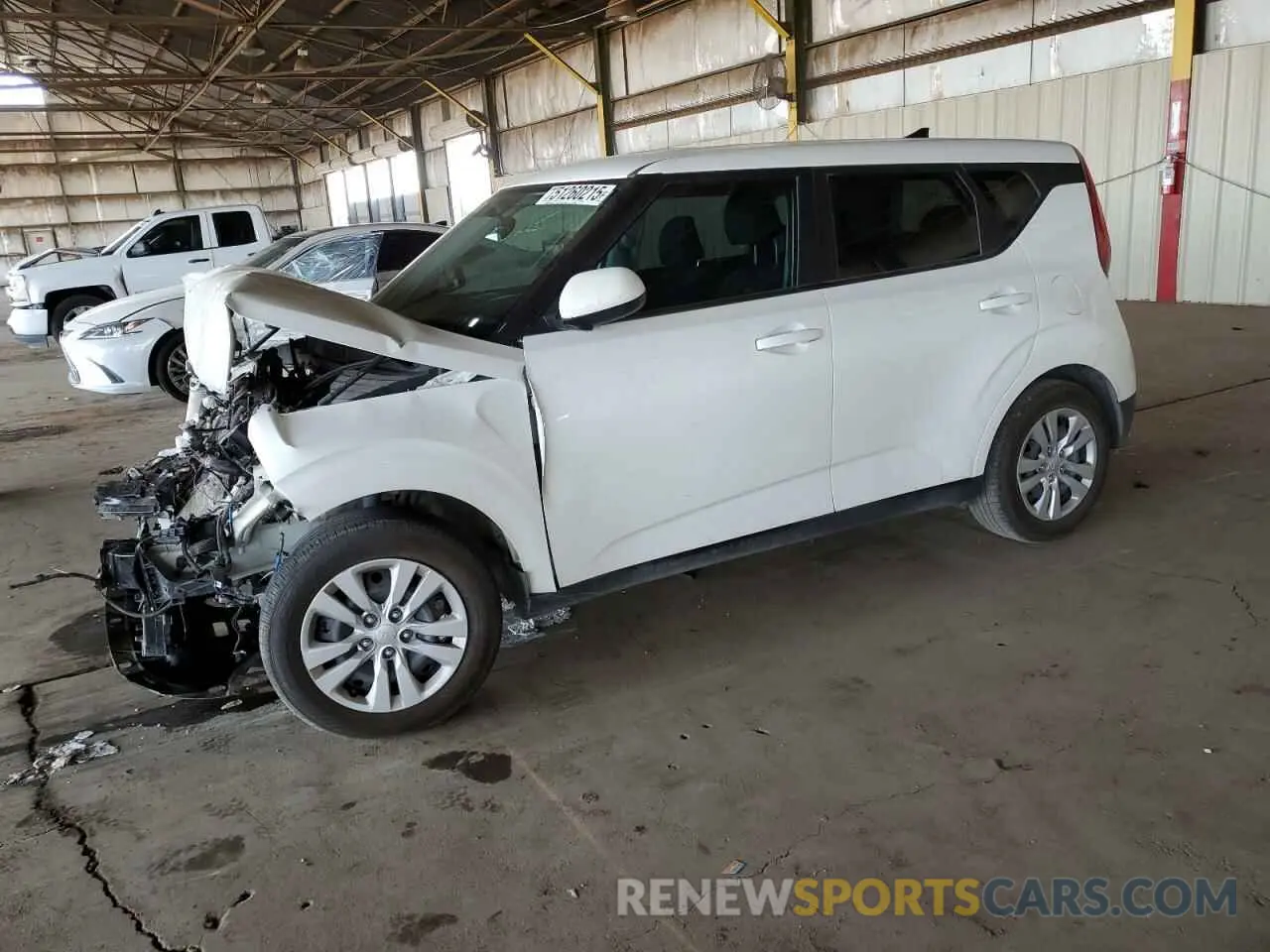 1 Photograph of a damaged car KNDJ23AU7N7805669 KIA SOUL 2022
