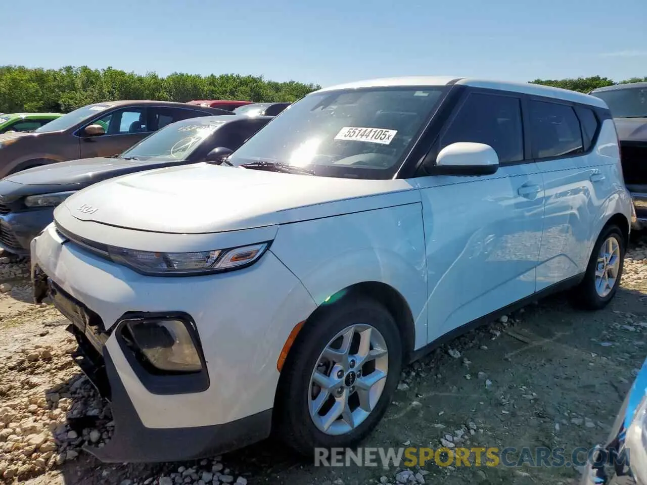 1 Photograph of a damaged car KNDJ23AU8N7156626 KIA SOUL 2022