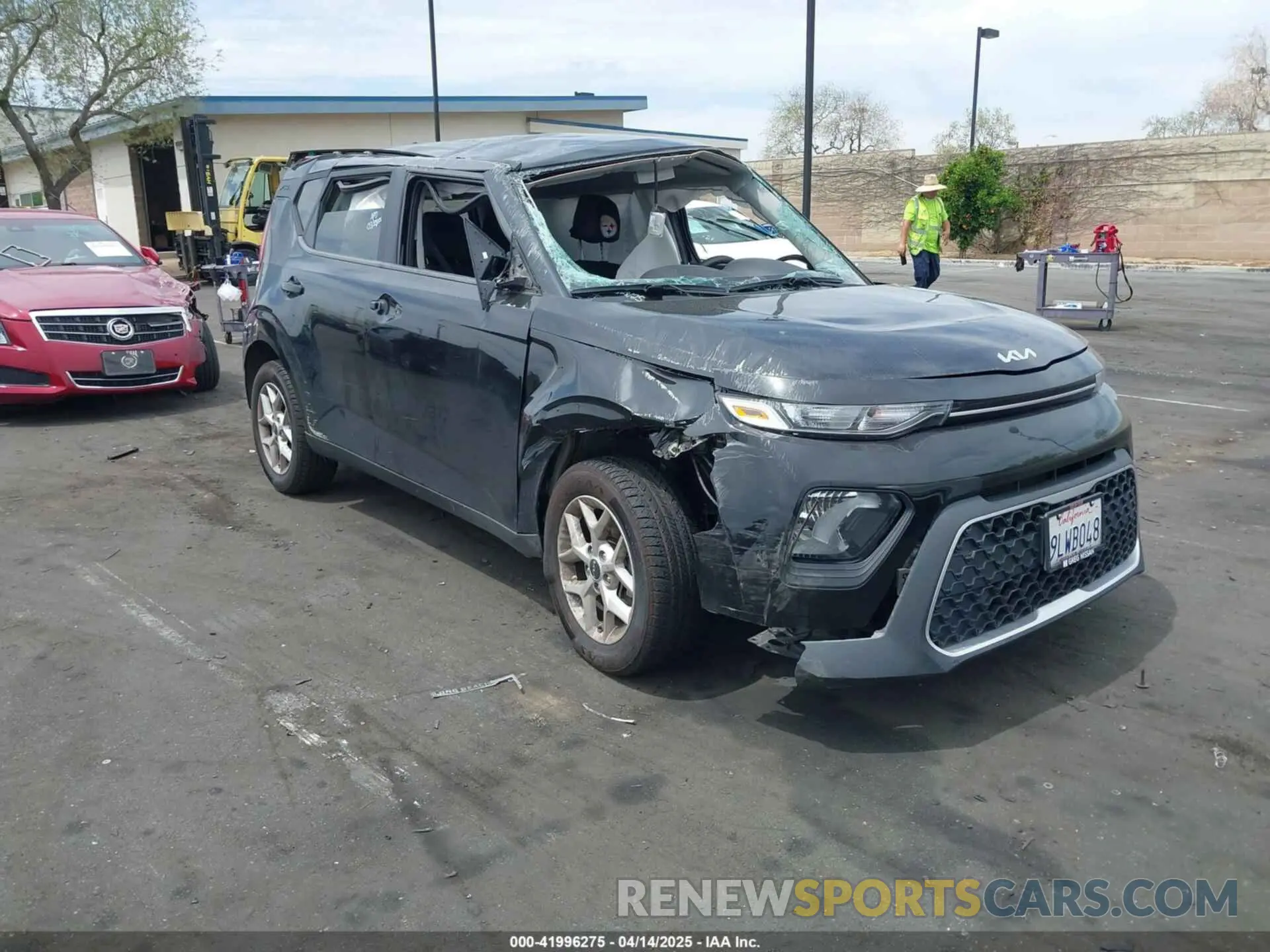 1 Photograph of a damaged car KNDJ23AU8N7185608 KIA SOUL 2022