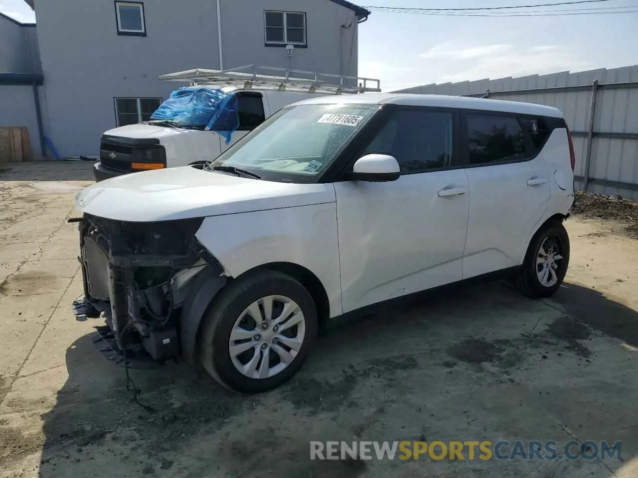 1 Photograph of a damaged car KNDJ23AU9N7168123 KIA SOUL 2022