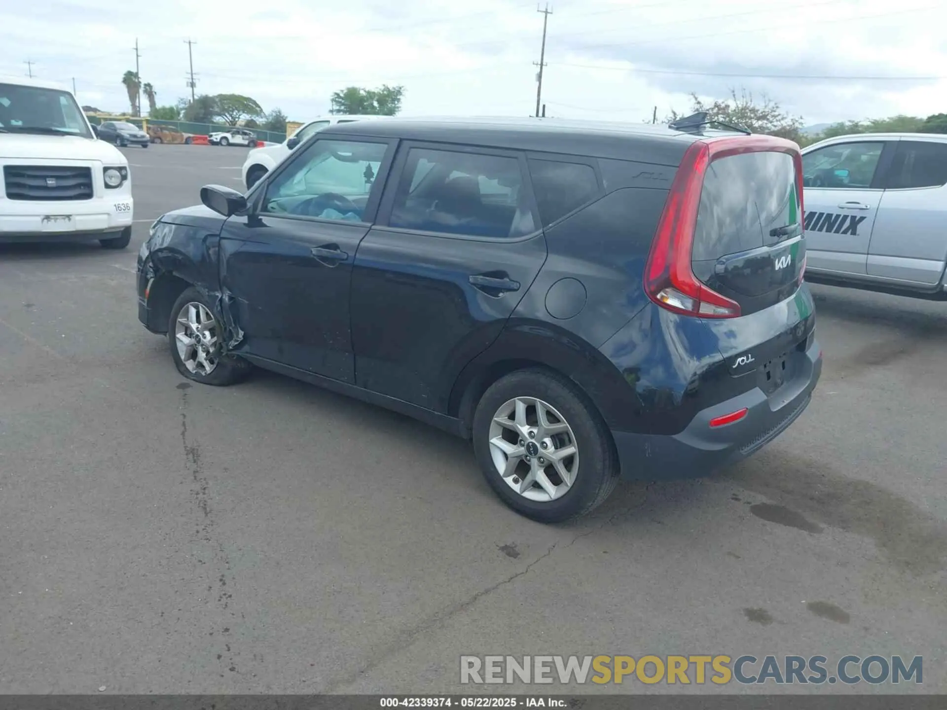 3 Фотография поврежденного автомобиля KNDJ23AU9N7171832 KIA SOUL 2022