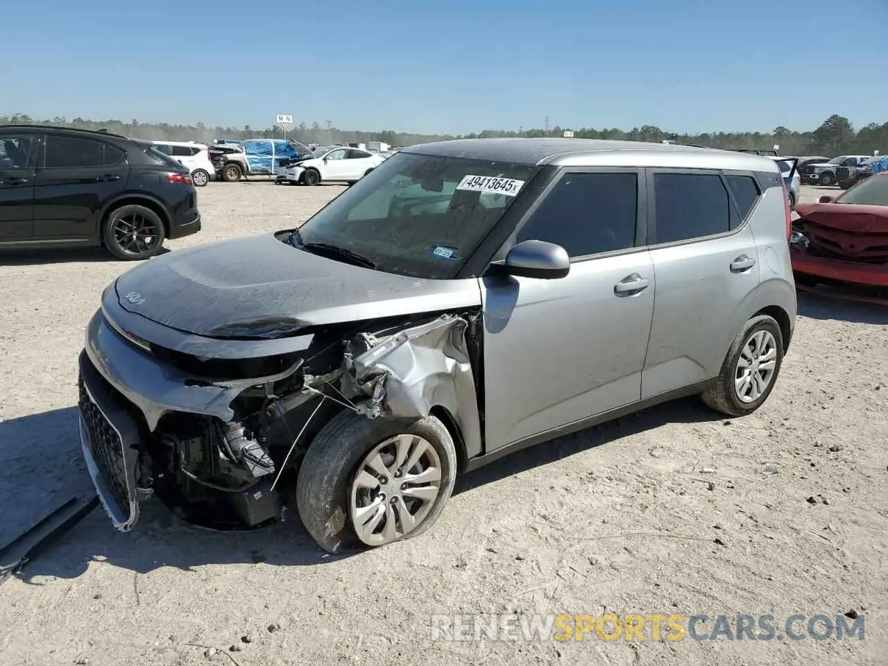 1 Photograph of a damaged car KNDJ23AU9N7820187 KIA SOUL 2022