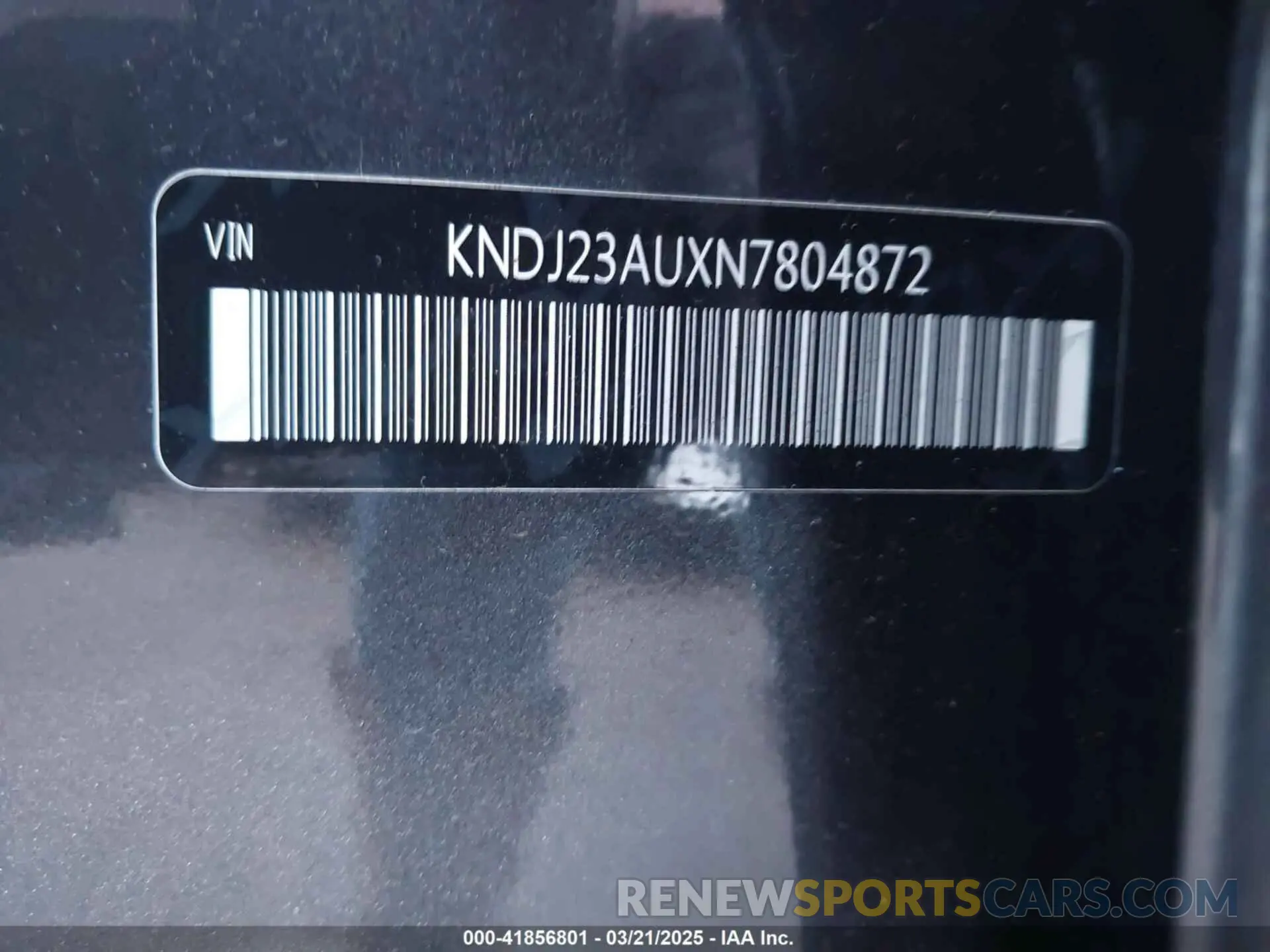 9 Photograph of a damaged car KNDJ23AUXN7804872 KIA SOUL 2022