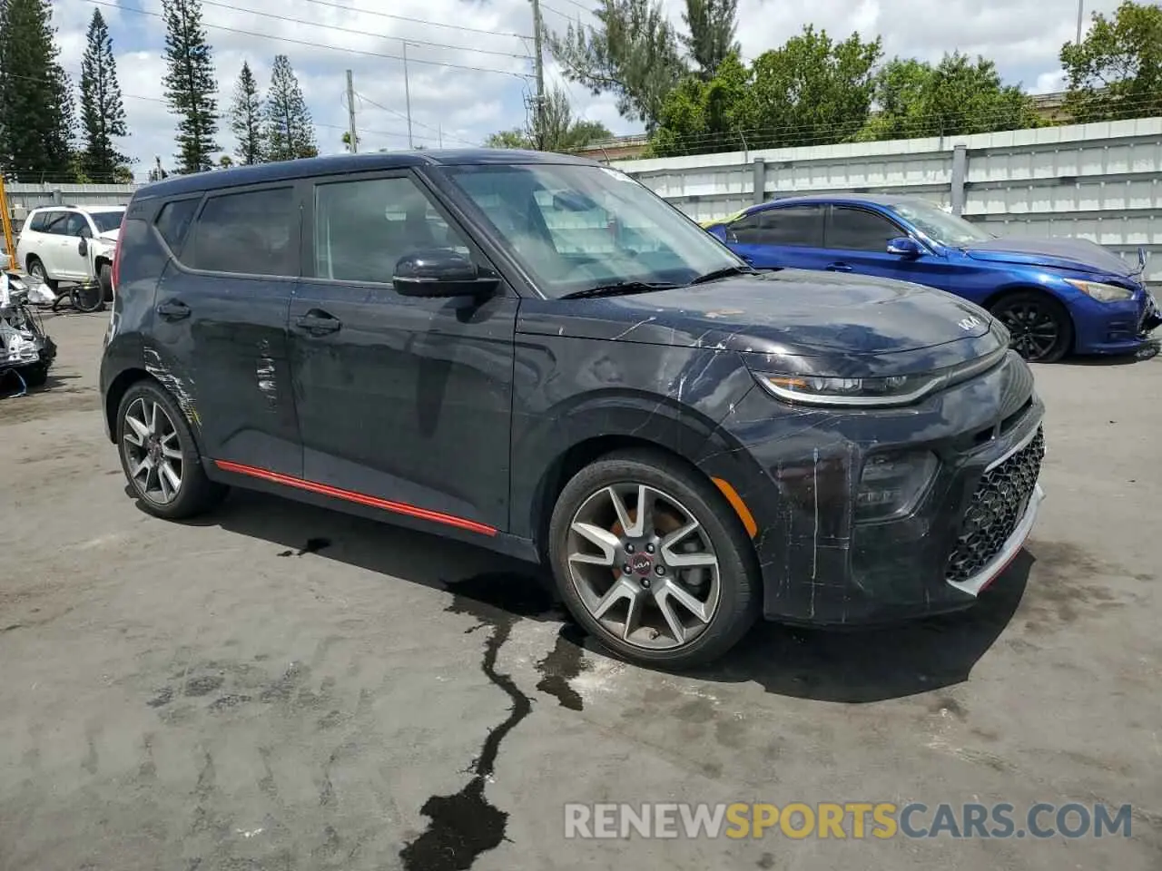 4 Фотография поврежденного автомобиля KNDJ53AF1N7167170 KIA SOUL 2022
