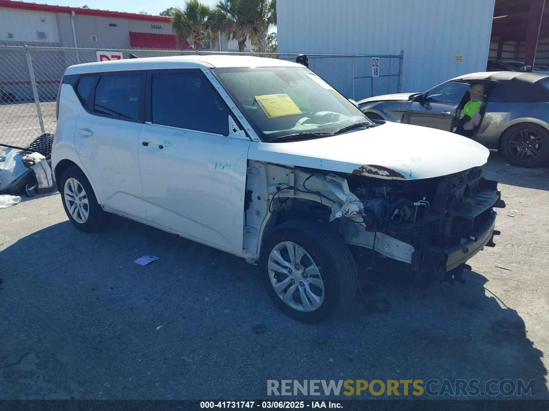 1 Photograph of a damaged car KNDJ23AU0P7858524 KIA SOUL 2023