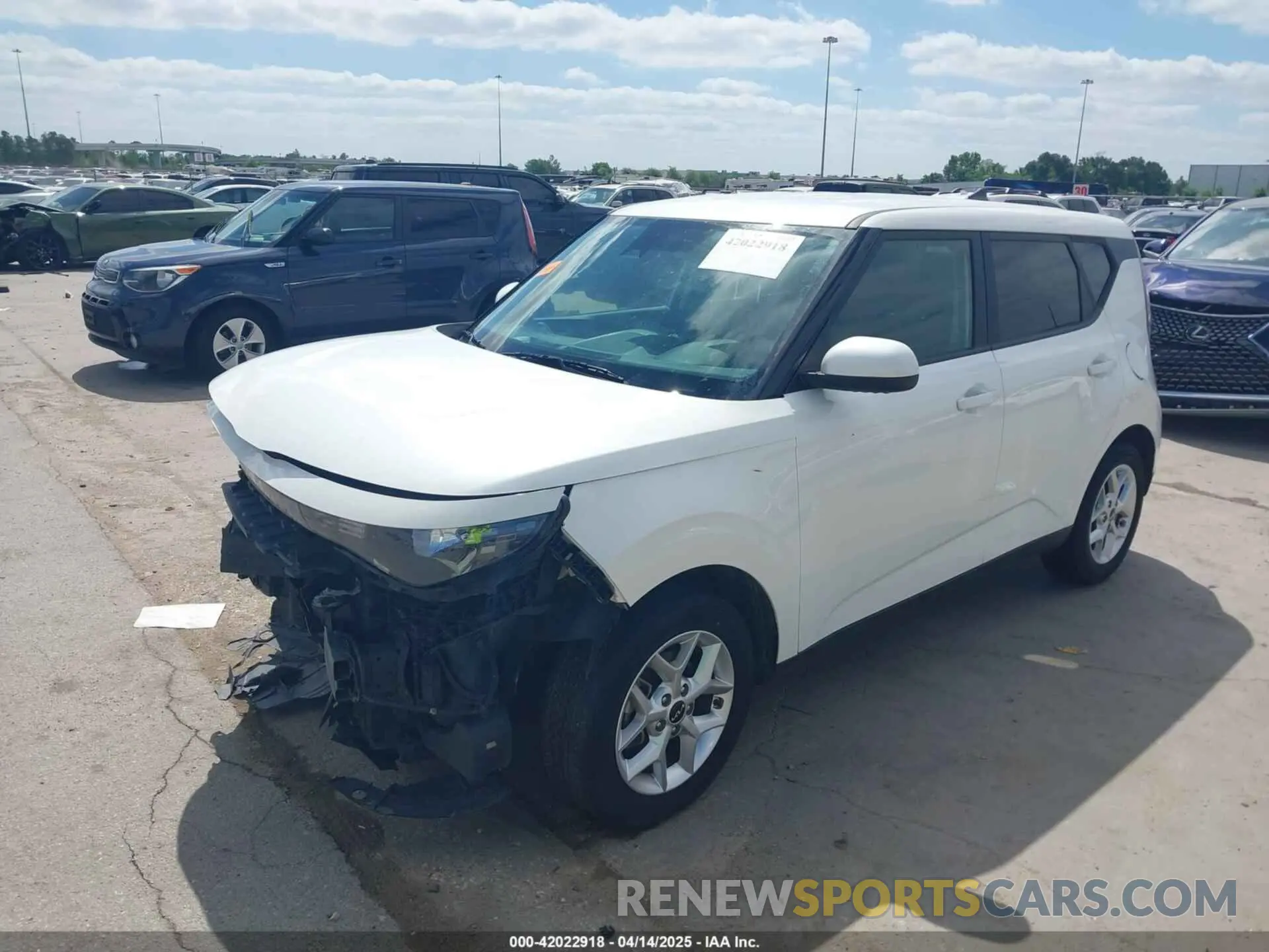 2 Photograph of a damaged car KNDJ23AU0P7861374 KIA SOUL 2023