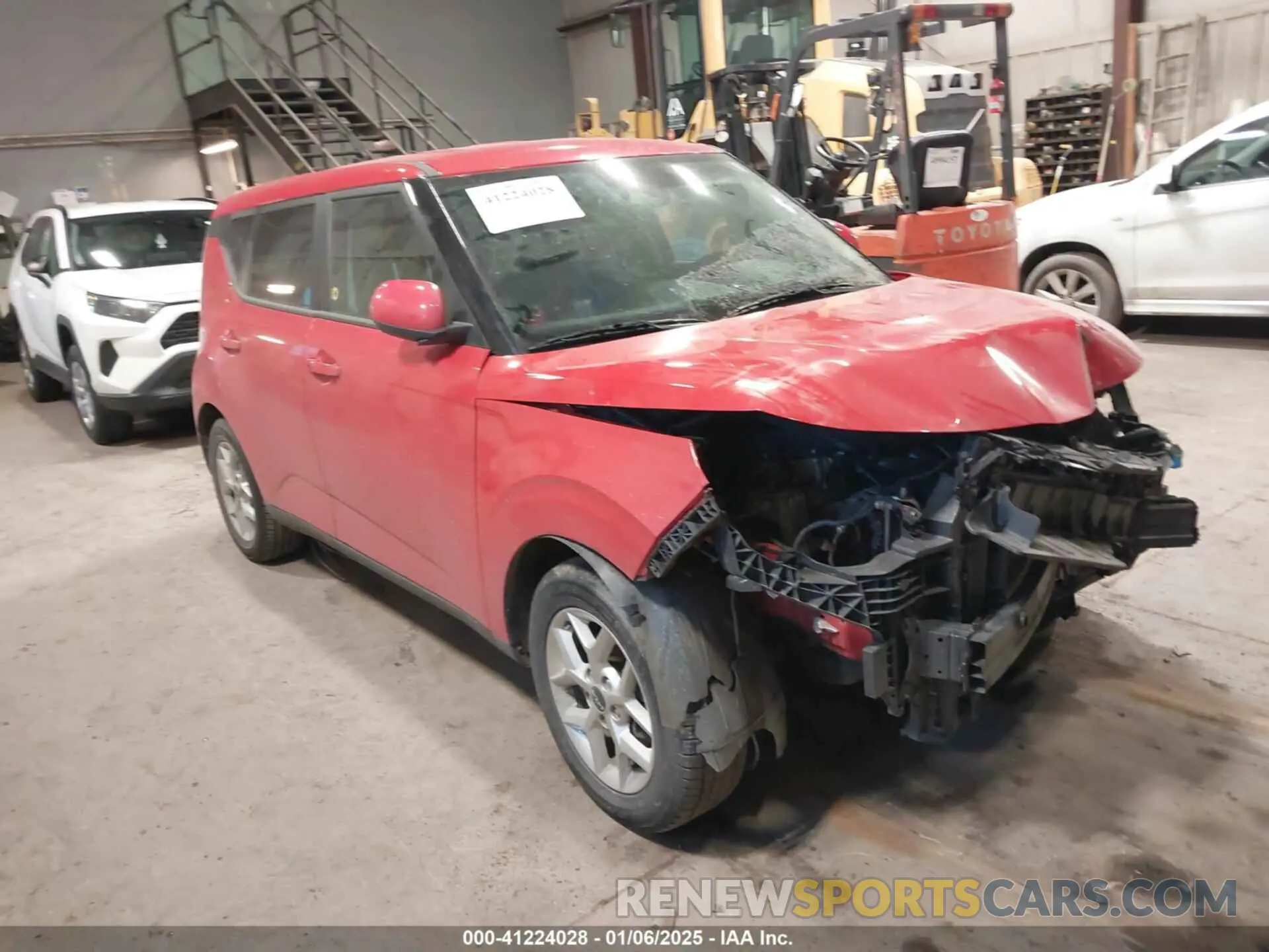 1 Photograph of a damaged car KNDJ23AU1P7208469 KIA SOUL 2023