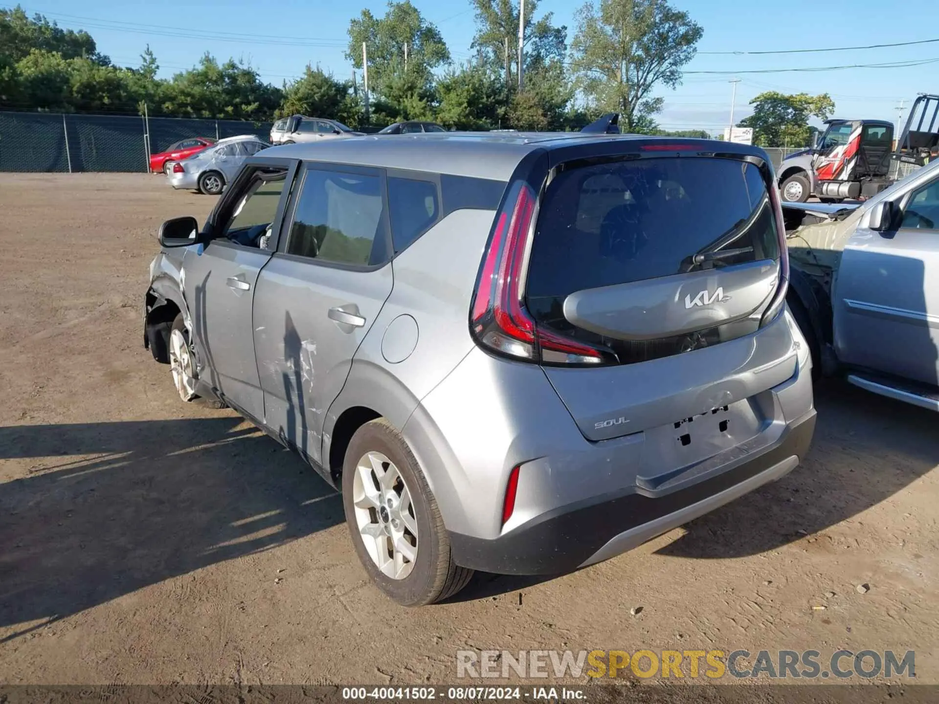3 Photograph of a damaged car KNDJ23AU1P7867295 KIA SOUL 2023